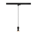 PURI 2.0 Basic, 3~ candeeiro suspenso, GU10, comprimento do pendente 200 cm, 1x máx. 6 W, preto