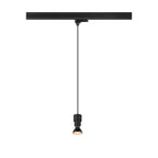 PURI 2.0 Basic, 3~ candeeiro suspenso, GU10, comprimento do pendente 200 cm, 1x máx. 6 W, preto