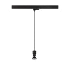 PURI 2.0 Basic, 3~ candeeiro suspenso, GU10, comprimento do pendente 200 cm, 1x máx. 6 W, preto