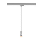 PURI 2.0 Basic, 3~ candeeiro suspenso, GU10, comprimento do pendente 200 cm, 1x máx. 6 W, cinzento