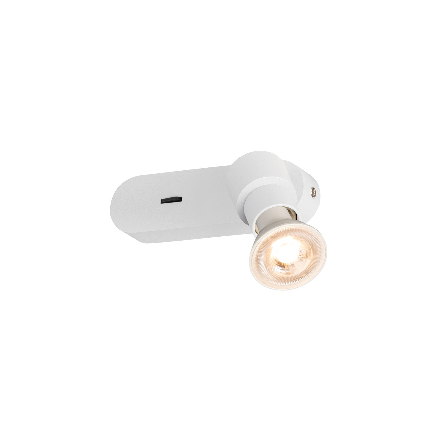 PURI 2.0 Basic, aplique de parede e teto, interruptor, redondo, 1x máx. 6 W GU10, branco