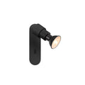 PURI 2.0 Basic, aplique de parede e teto, interruptor, redondo, 1x máx. 6 W GU10, preto