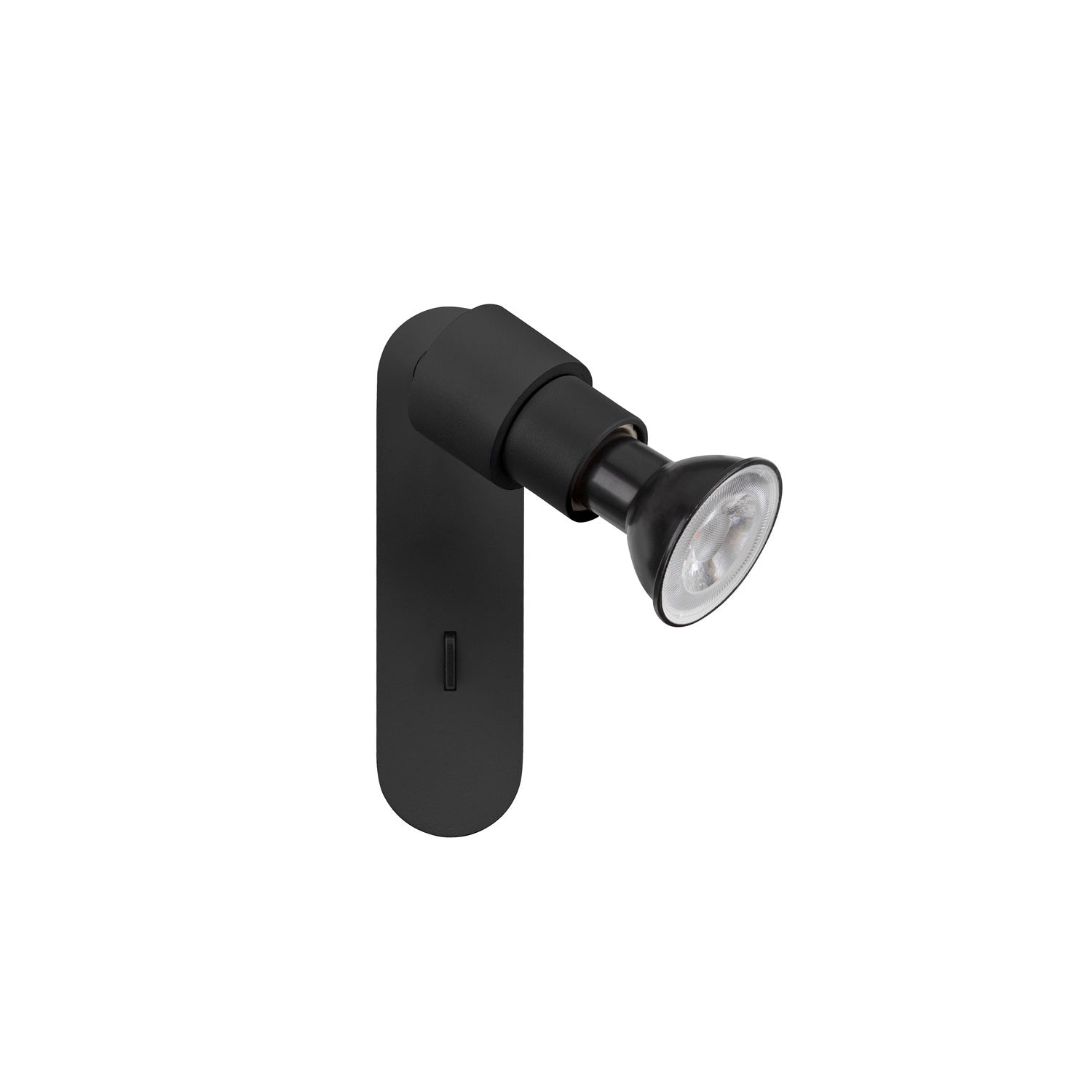 PURI 2.0 Basic, aplique de parede e teto, interruptor, redondo, 1x máx. 6 W GU10, preto
