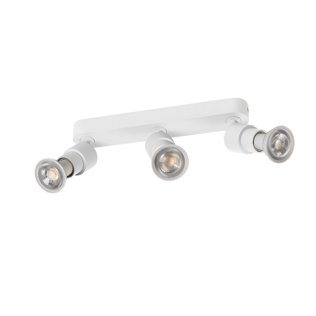 PURI 2.0 Basic, aplique de parede e teto, longo, redondo, 3 x máx. 6 W GU10, branco