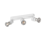 PURI 2.0 Basic, aplique de parede e teto, longo, redondo, 3 x máx. 6 W GU10, branco
