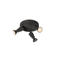 PURI 2.0 Basic, aplique de parede e teto, redondo, 3 x max. 6 W GU10, preto