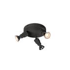 PURI 2.0 Basic, aplique de parede e teto, redondo, 3 x max. 6 W GU10, preto