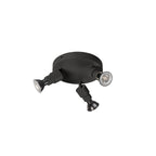 PURI 2.0 Basic, aplique de parede e teto, redondo, 3 x max. 6 W GU10, preto