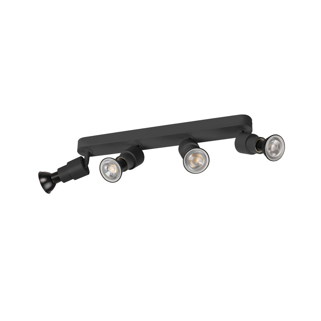 PURI 2.0 Basic, aplique de parede e teto, longo, 4 x máx. 6 W GU10, preto