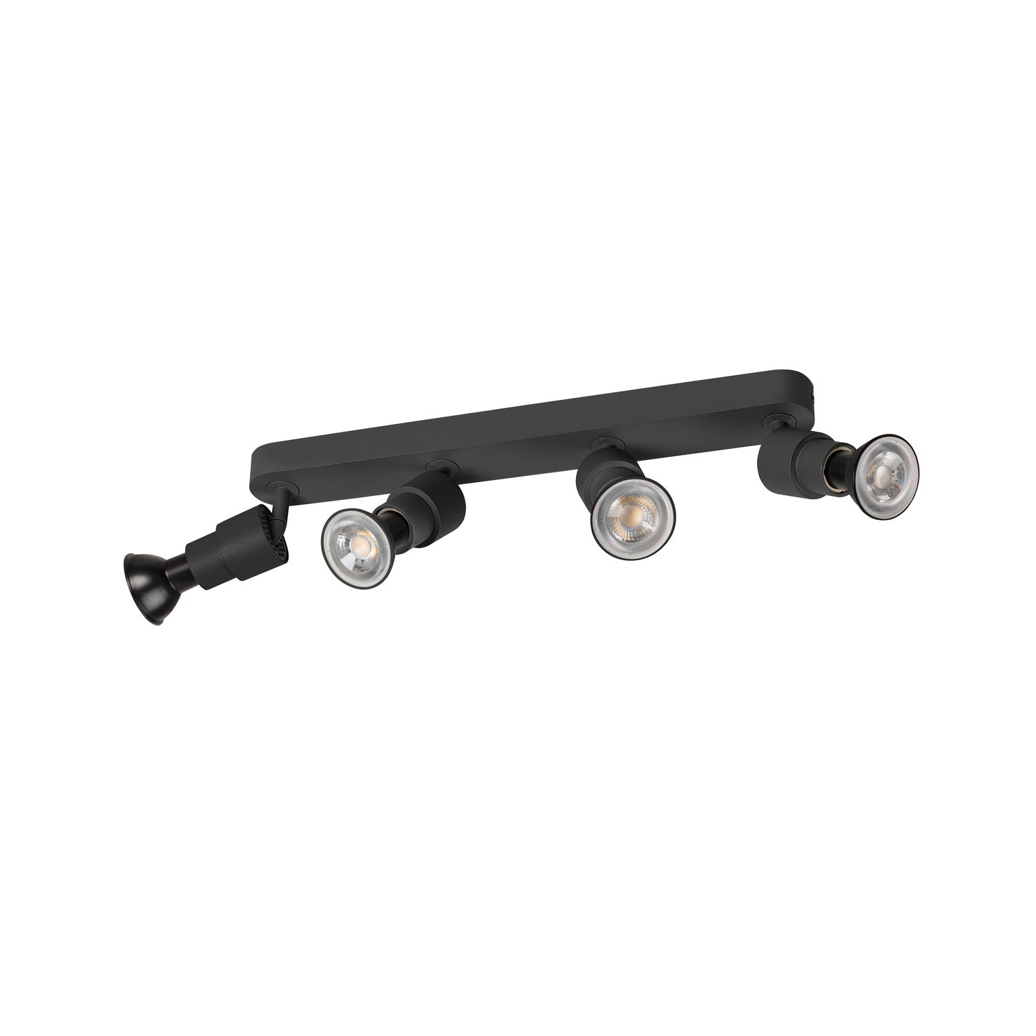 PURI 2.0 Basic, aplique de parede e teto, longo, 4 x máx. 6 W GU10, preto