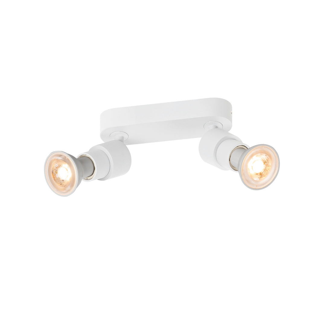 PURI 2.0 Basic, aplique de parede e teto, 2 x máx. 6 W GU10, branco
