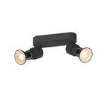 PURI 2.0 Basic, aplique de parede e teto, 2 x máx. 6 W GU10, preto
