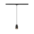 PURI 2.0 Tube, 1~ candeeiro suspenso, GU10, comprimento do pendente 200 cm, 1x máx. 6 W, preto