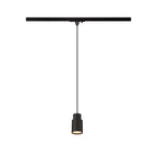 PURI 2.0 Tube, 1~ candeeiro suspenso, GU10, comprimento do pendente 200 cm, 1x máx. 6 W, preto