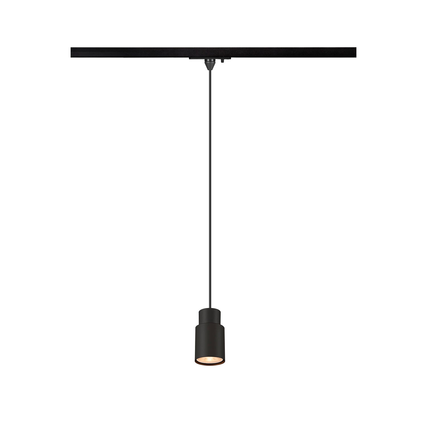 PURI 2.0 Tube, 1~ candeeiro suspenso, GU10, comprimento do pendente 200 cm, 1x máx. 6 W, preto