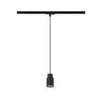 PURI 2.0 Tube, 1~ candeeiro suspenso, GU10, comprimento do pendente 200 cm, 1x máx. 6 W, preto