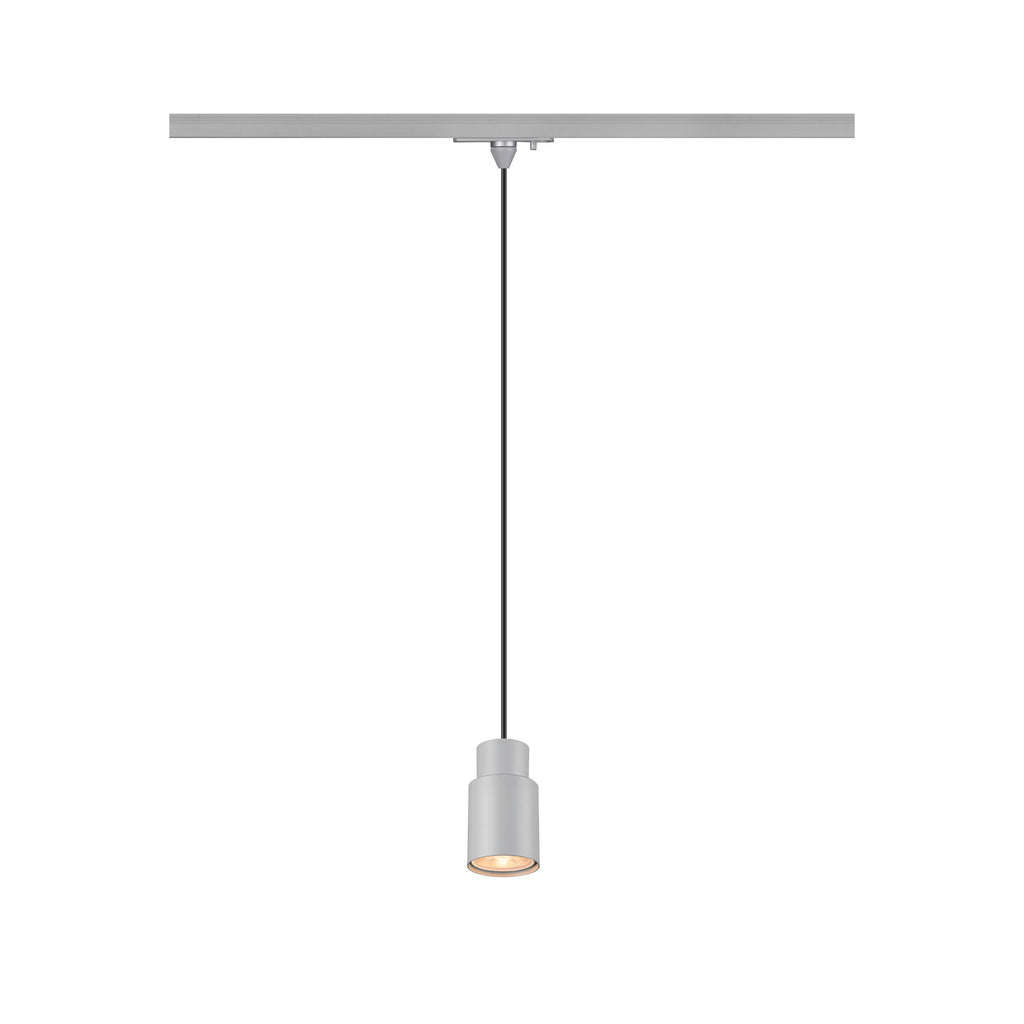 PURI 2.0 Tube, 1~ candeeiro suspenso, GU10, comprimento do pendente 200 cm, 1x máx. 6 W, cinzento