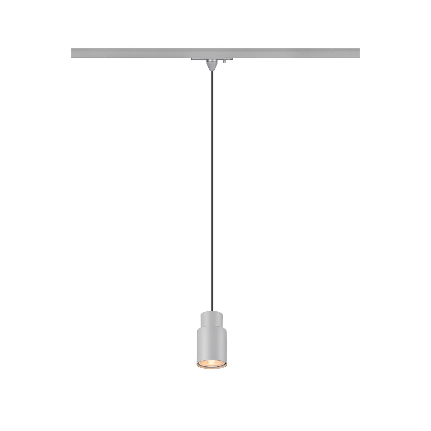 PURI 2.0 Tube, 1~ candeeiro suspenso, GU10, comprimento do pendente 200 cm, 1x máx. 6 W, cinzento