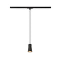 PURI 2.0 Cone, 1~ candeeiro suspenso, GU10, comprimento do pendente 200 cm, 1x máx. 6 W, preto