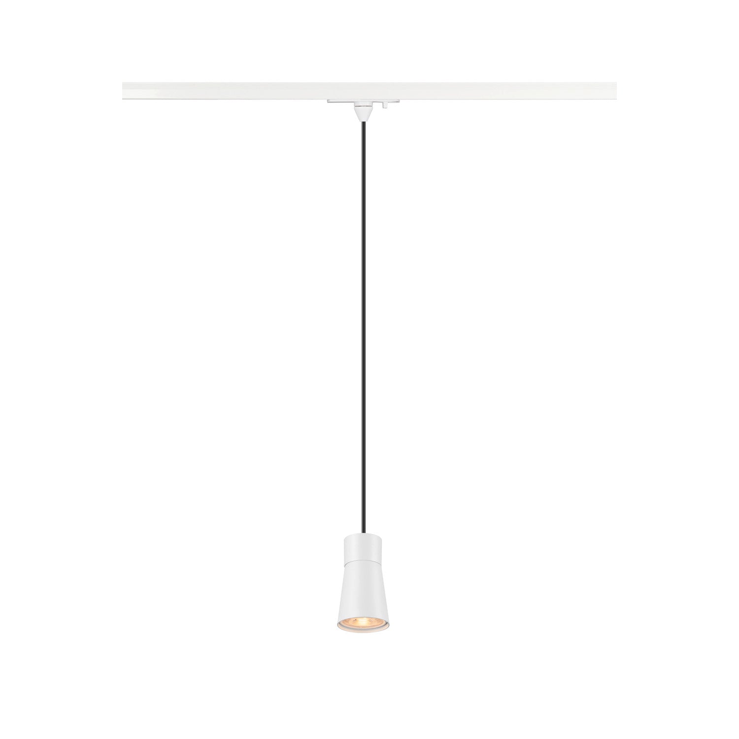 PURI 2.0 Cone, 1~ candeeiro suspenso, GU10, comprimento do pendente 200 cm, 1x máx. 6 W, branco