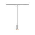 PURI 2.0 Cone, 1~ candeeiro suspenso, GU10, comprimento do pendente 200 cm, 1x máx. 6 W, cinzento