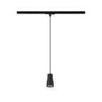 PURI 2.0 Dome, 1~ candeeiro suspenso, GU10, comprimento do pendente 200 cm, 1x máx. 6 W, preto