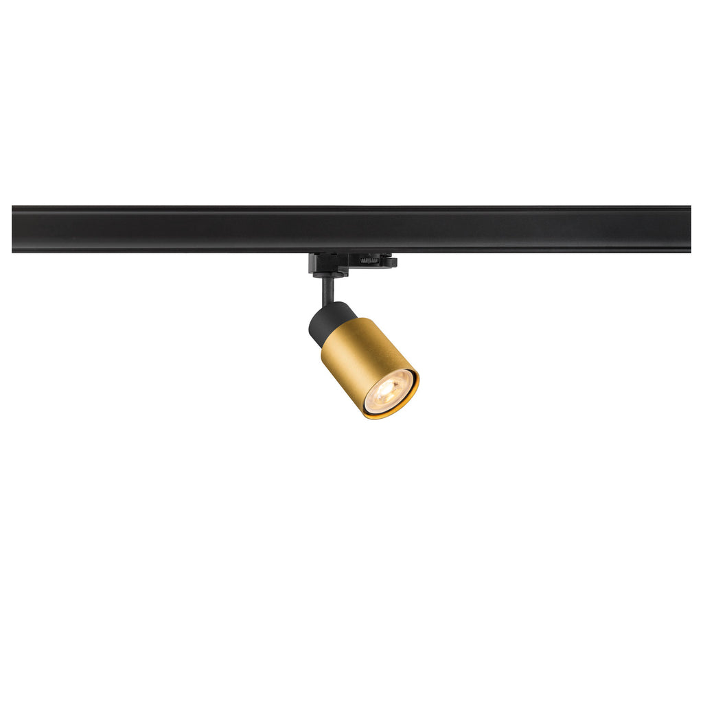 PURI 2.0 Tubo, 3~ spot, GU10, 1x máx. 6 W, preto / dourado