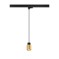 PURI 2.0 Tube, luminária pendente 3~, GU10, comprimento da luminária 200 cm, 1x máx. 6 W, preto / dourado