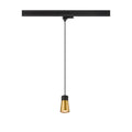 PURI 2.0 Cone, luminária pendente 3~, GU10, comprimento da luminária 200 cm, 1x máx. 6 W, preto / dourado
