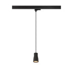 PURI 2.0 Dome, luminária pendente 3~, GU10, comprimento da luminária 200 cm, 1x máx. 6 W, preto