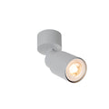 PURI 2.0 Tubo, aplique de parede e teto, 1x máx. 6 W GU10, cinzento