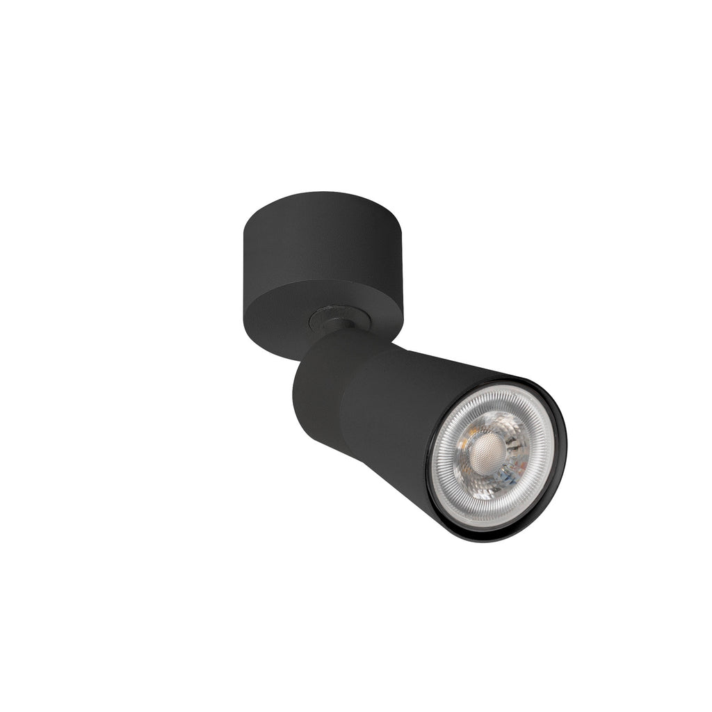 PURI 2.0 Cone, aplique de parede e teto, 1x máx. 6 W GU10, preto