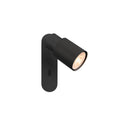 PURI 2.0 Tubo, aplique de parede e teto, interruptor, retangular, 1x máx. 6 W GU10, preto