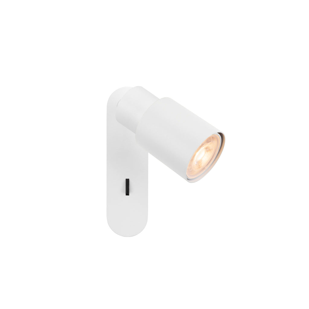PURI 2.0 Tube, aplique de parede e teto, interruptor, retangular, 1x máx. 6 W GU10, branco
