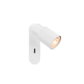 PURI 2.0 Tube, aplique de parede e teto, interruptor, retangular, 1x máx. 6 W GU10, branco