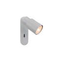 PURI 2.0 Tubo, aplique de parede e teto, interruptor, retangular, 1x máx. 6 W GU10, cinzento