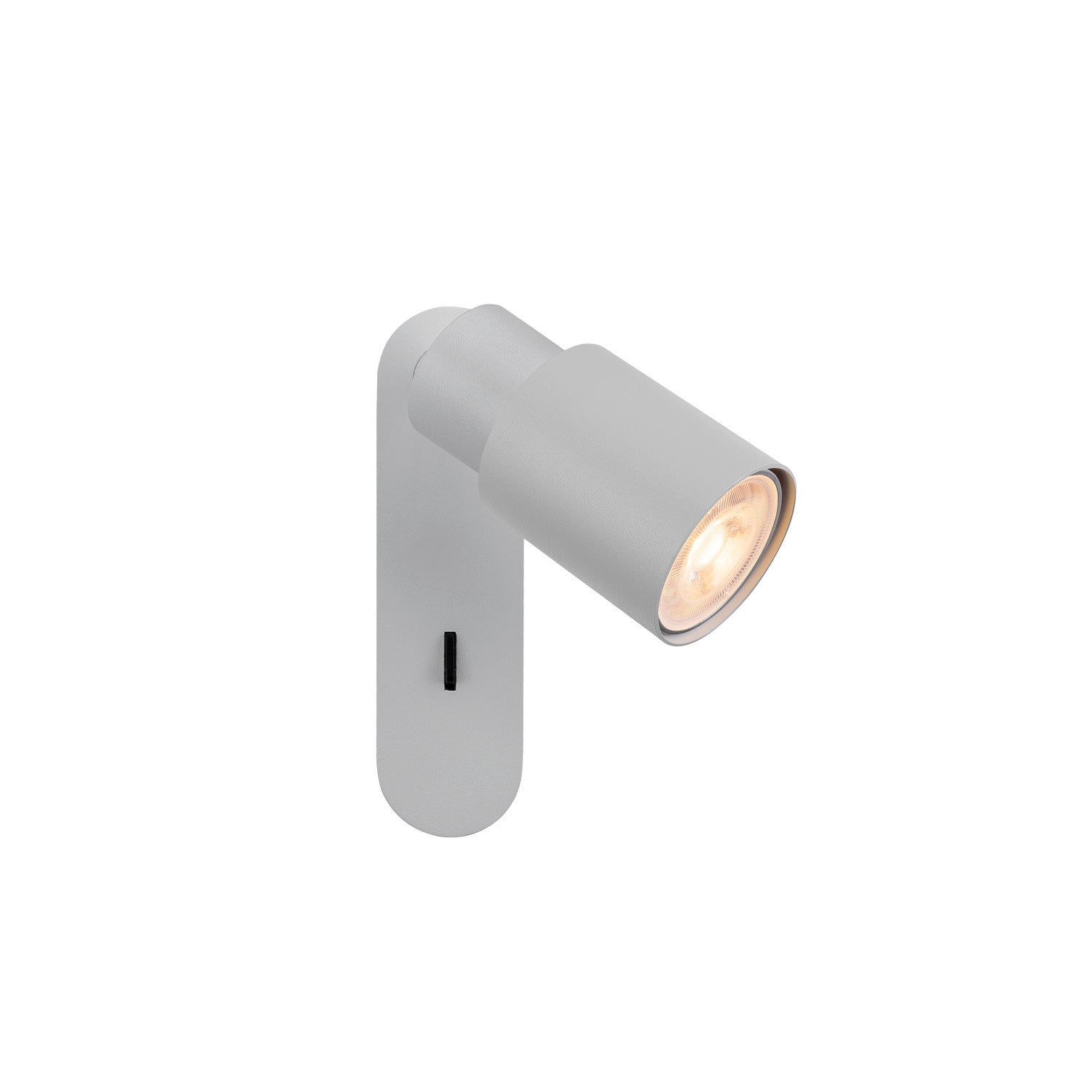 PURI 2.0 Tubo, aplique de parede e teto, interruptor, retangular, 1x máx. 6 W GU10, cinzento