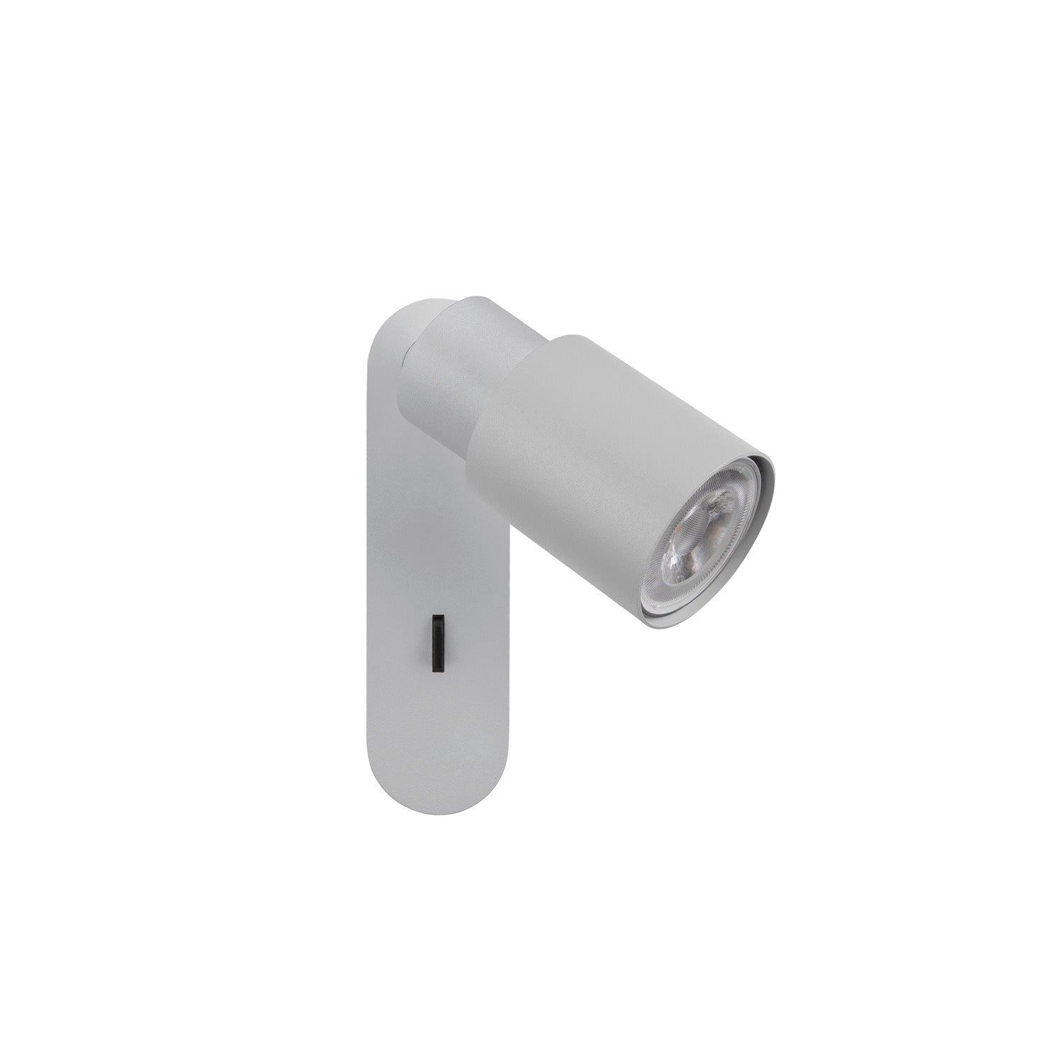 PURI 2.0 Tubo, aplique de parede e teto, interruptor, retangular, 1x máx. 6 W GU10, cinzento