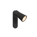 PURI 2.0 Cone, aplique de parede e teto, interruptor, retangular, 1x máx. 6 W GU10, preto