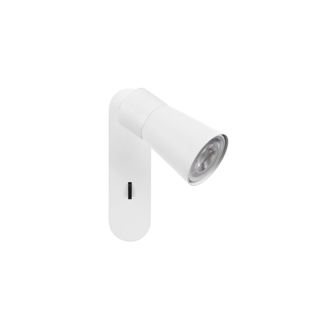 PURI 2.0 Cone, aplique de parede e teto, interruptor, retangular, 1x máx. 6 W GU10, branco