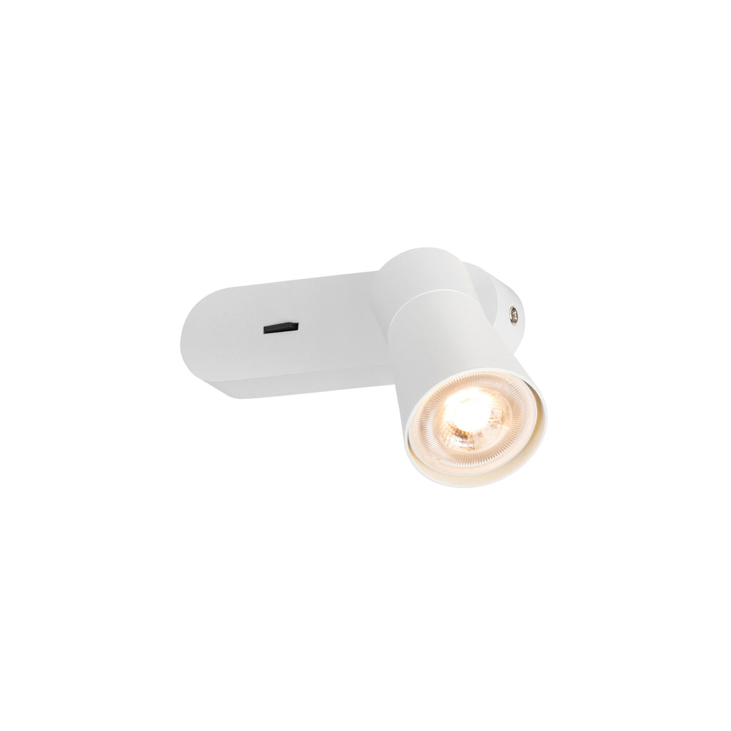 PURI 2.0 Cone, aplique de parede e teto, interruptor, retangular, 1x máx. 6 W GU10, branco