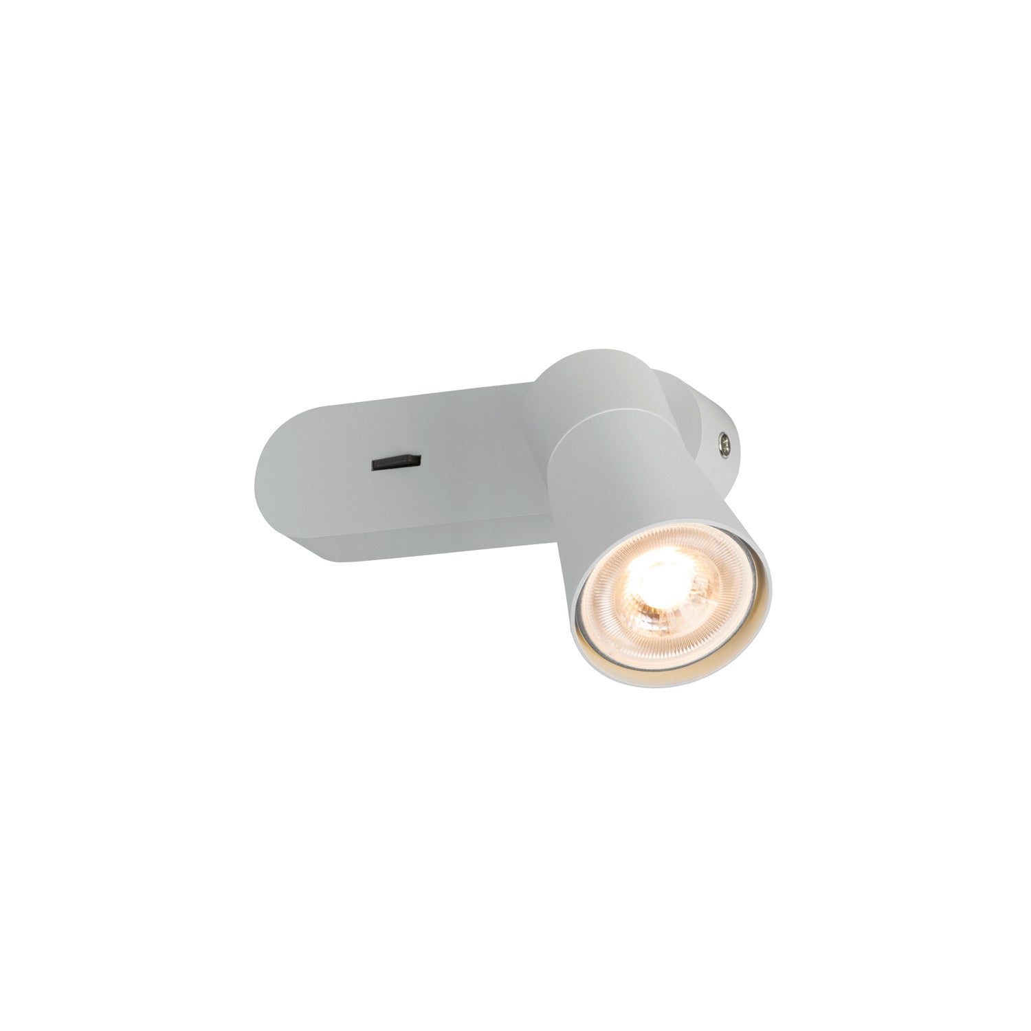 PURI 2.0 Cone, aplique de parede e teto, interruptor, retangular, 1x máx. 6 W GU10, cinza