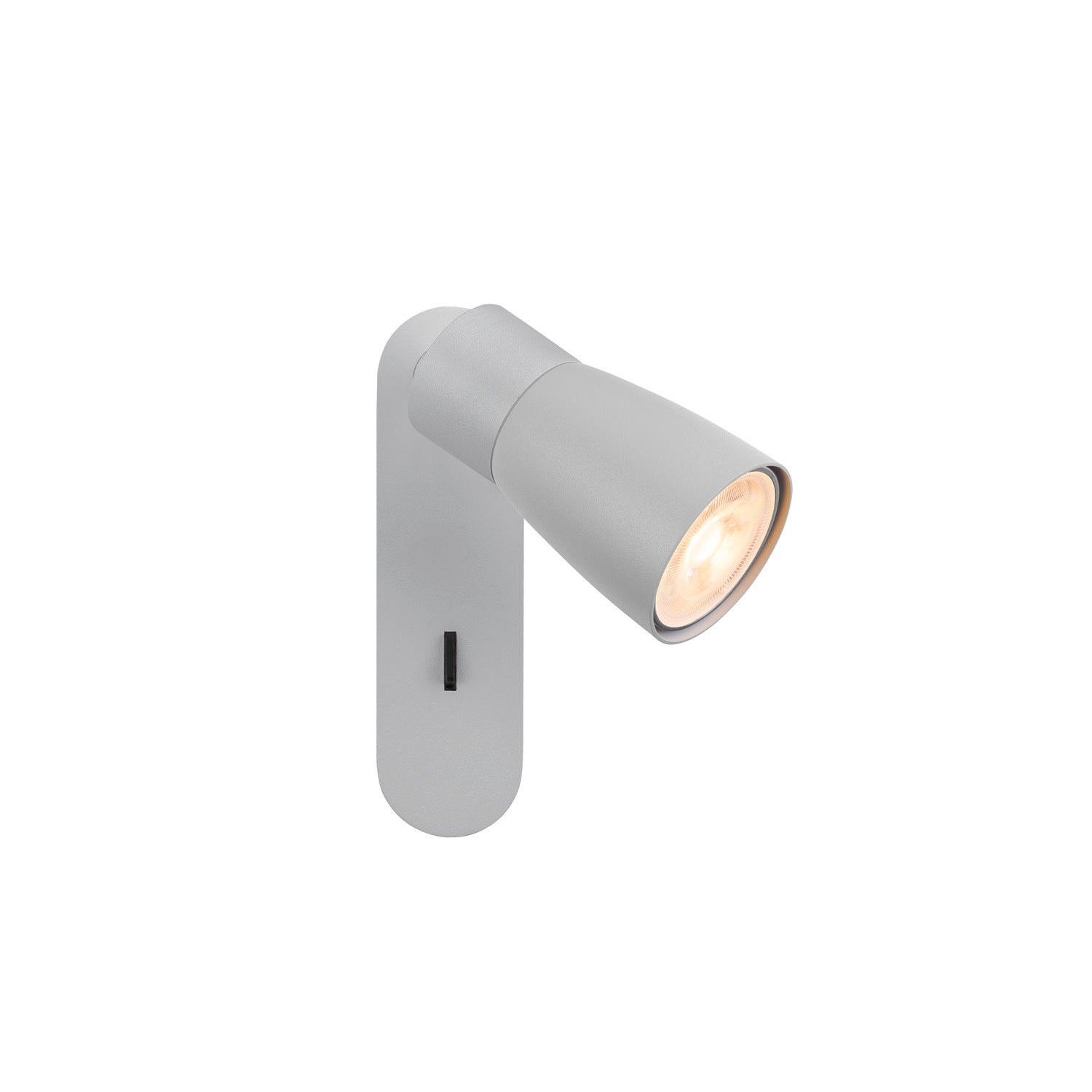 PURI 2.0 Dome, Aplique de parede e teto, Interruptor, retangular, 1x máx. 6 W GU10, cinzento