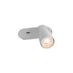 PURI 2.0 Dome, Aplique de parede e teto, Interruptor, retangular, 1x máx. 6 W GU10, cinzento