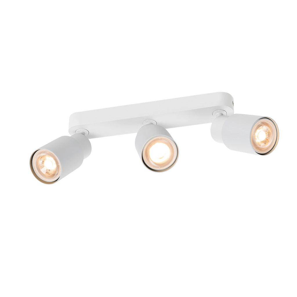 PURI 2.0 Tubo, aplique de parede e teto, longo, 3 x máx. 6 W GU10, branco