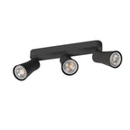 PURI 2.0 Cone, aplique de parede e teto, longo, 3 x máx. 6 W GU10, preto