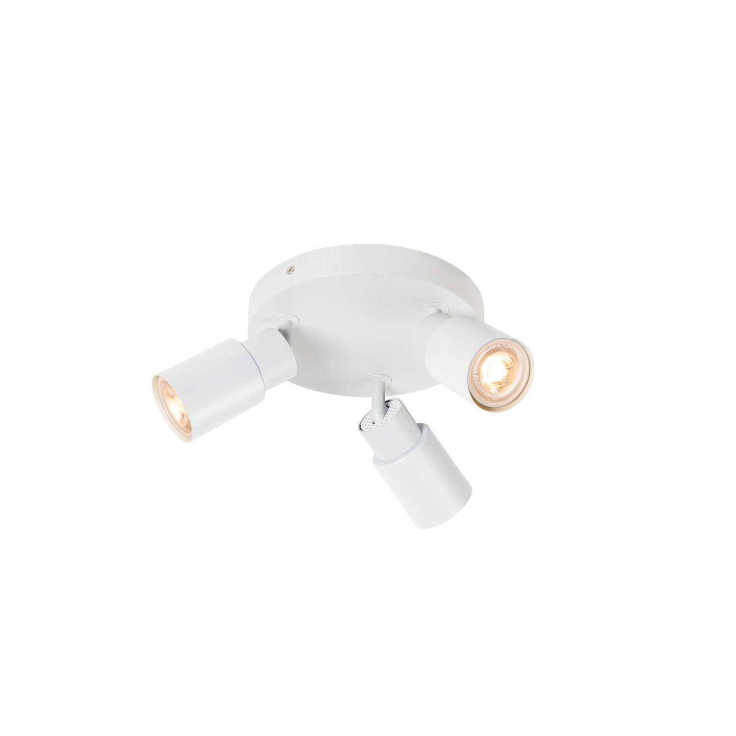 PURI 2.0 Tubo, aplique de parede e teto, redondo, 3 x máx. 6 W GU10, branco