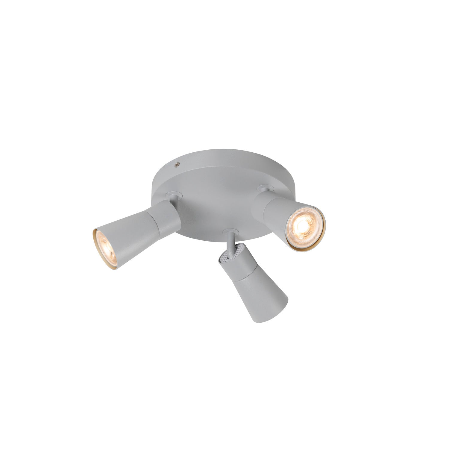 PURI 2.0 Cone, aplique de parede e teto, redondo, 3 x máx. 6 W GU10, cinzento
