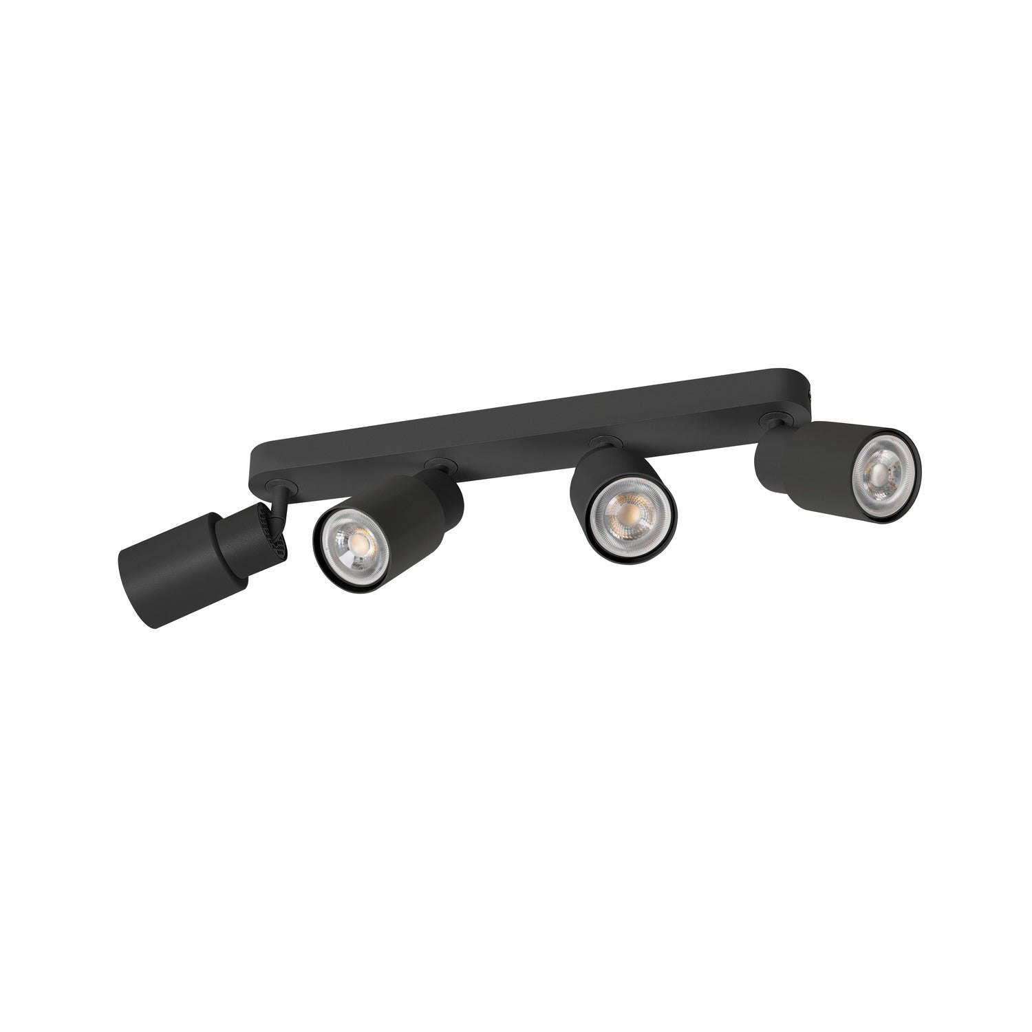 PURI 2.0 Tubo, aplique de parede e teto, longo, 4 x máx. 6 W GU10, preto