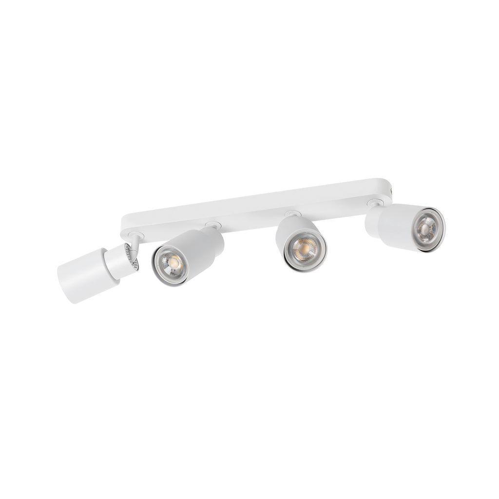 PURI 2.0 Tubo, aplique de parede e teto, longo, 4 x máx. 6 W GU10, branco